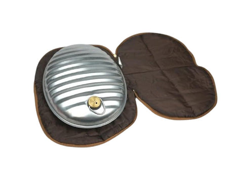 Hot water bottle cover zip